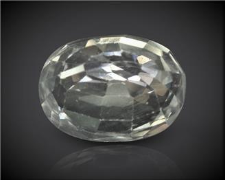 White Zircon Natural Certified 3.14 carats (DIN 90224 )
